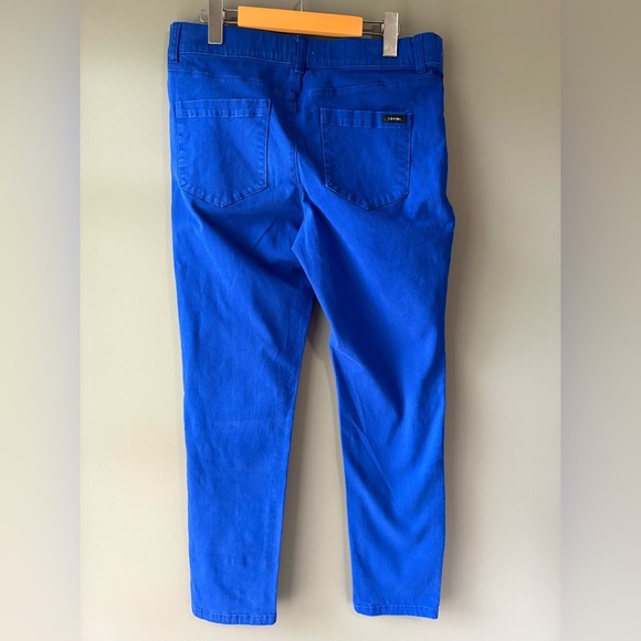 Calvin Klein, size 10, royal blue jeans. Slim straight leg - Picture 4 of 10